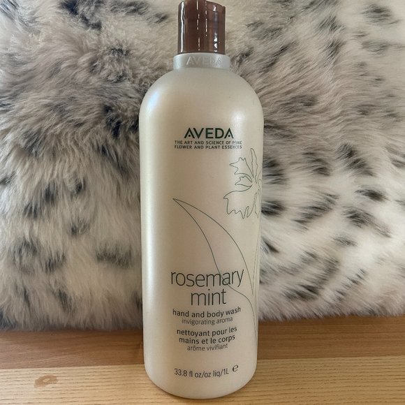 Aveda Rosemary Mint Hand And Body Wash 33.8 oz / 1 L Jumbo Size New - Picture 1 of 2